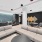 a clubhouse room with a couch and chairs