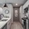 a kitchen with a refrigerator and a sink